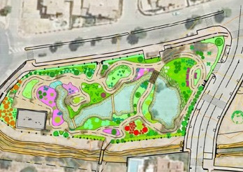 Plano de Diseño del Jardin Japones de Espartinas